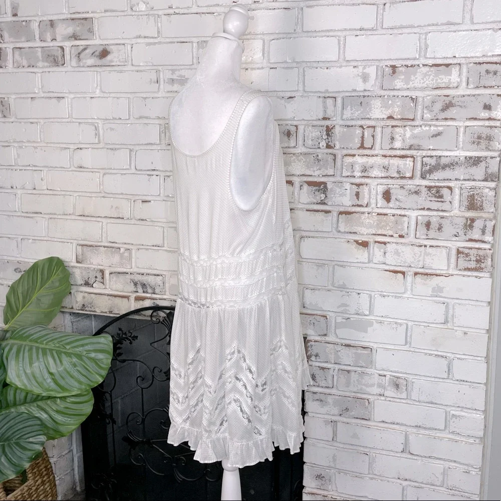Free People White Lace Mini Dress - Picture 6 of 13